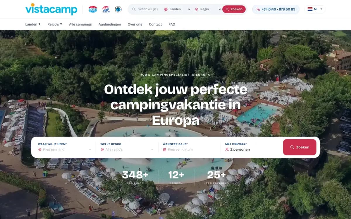 Vistacamp · Venta y reservas online